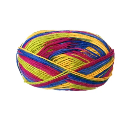 Dk Print Acrylic Yarn