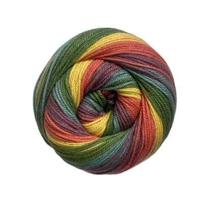 Swirl-effect Acrylic Yarn Cake