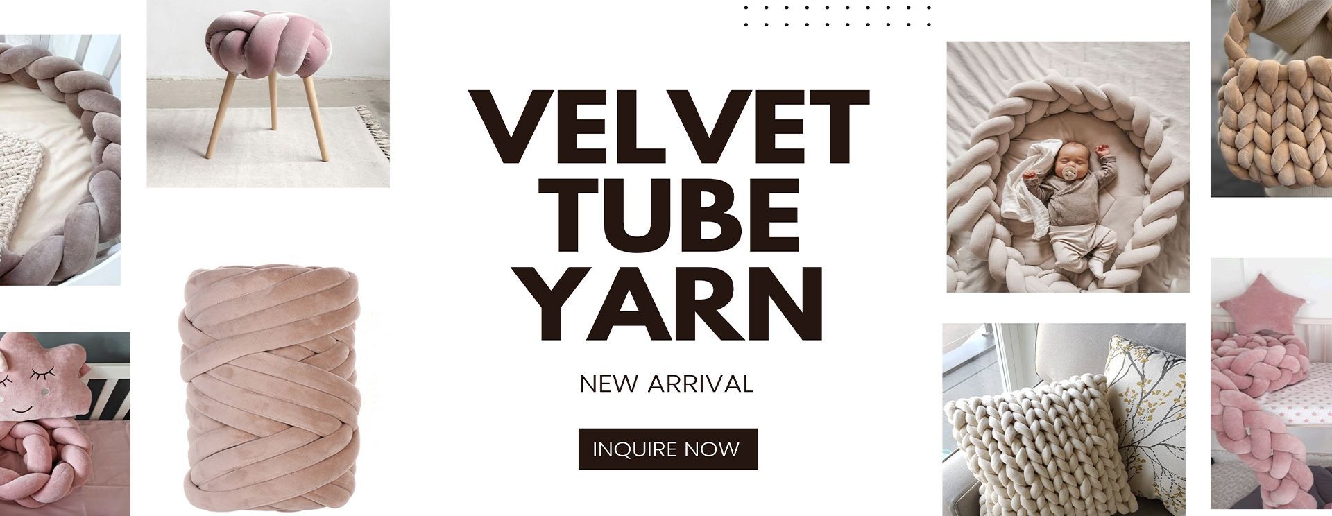 velvet tube yarn