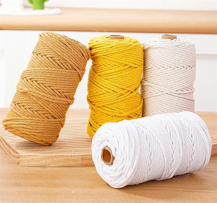 colored cotton rope